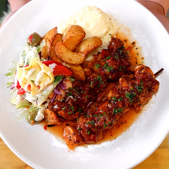 Chicken skewers