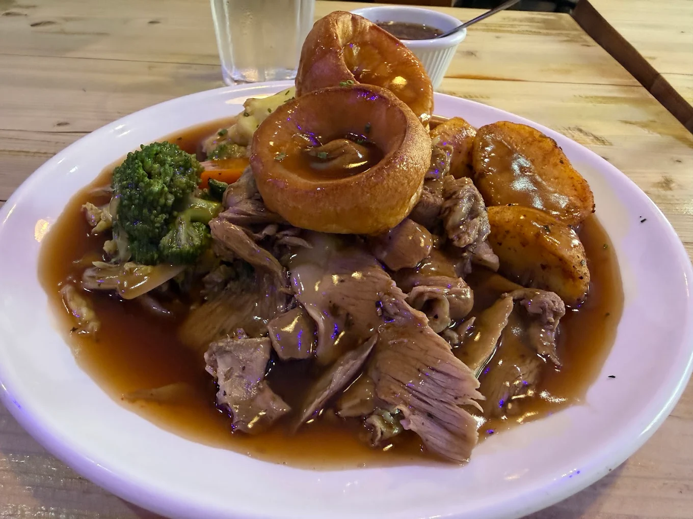 Sunday lamb roast at Olives and Oregano
